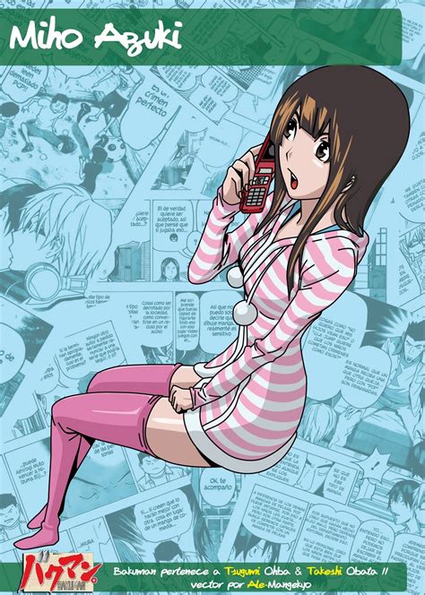 bakuman gif|Bakuman Manga Miho Azuki .